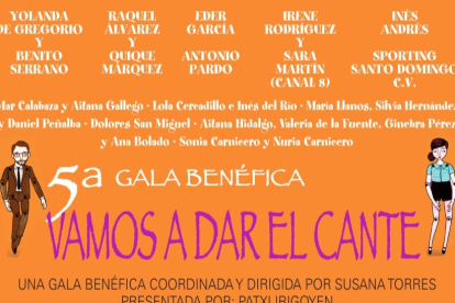 Detalle del cartel de la gala benéfica 'Vamos a dar el cante' de Soria. HDS