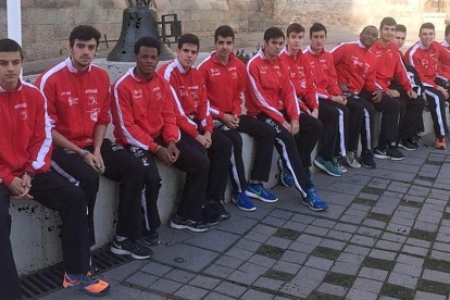 Los integrantes del C.A. Numantino participan en la Copa de Clubes Júnior.-CEDIDA