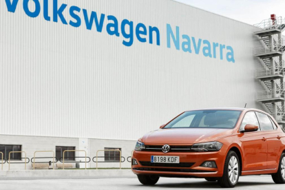 El nuevo Polo en la fábrica Volkswagen de Landaben en Navarra.-