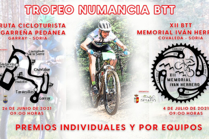 Cartel del Trofeo Numancia BTT.