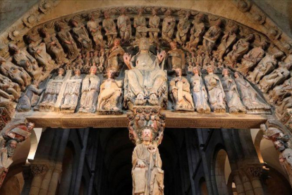 El pórtico de la Gloria de la catedral de Santiago de Compostela.-EL PERIÓDICO