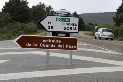 Carretera de titularidad autonómica en Soria.-VALENTÍN GUISANDE