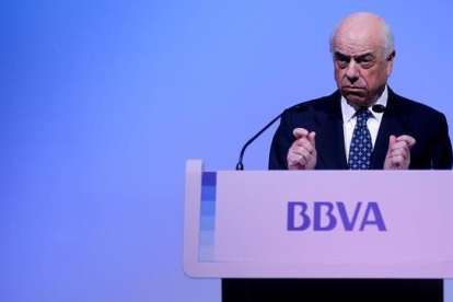 El presidente del BBVA, Francisco González.-JOSE LUIS ROCA