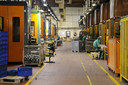 Instalaciones de la fábrica de Anvis en la capital soriana./ U. S. -