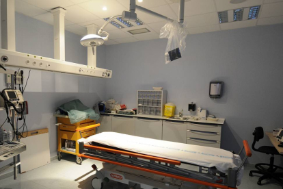 Instalaciones de quirófano del complejo hospitalario de Soria, donde se registran principalmente ictus e infartos de miocardio.-VALENTÍN GUISANDE