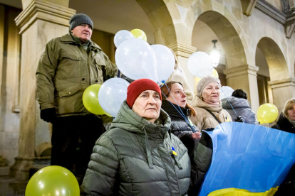 Concentración de apoyo al pueblo ucraniano. MARIO TEJEDOR (14)