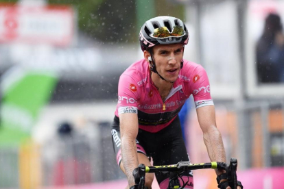 Simon Yates, el líder del Giro.-TWITTER MITCHELTON TEAM