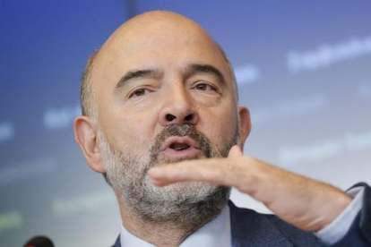 El comisario europeo de Asuntos Económicos, Pierre Moscovici.-EFE