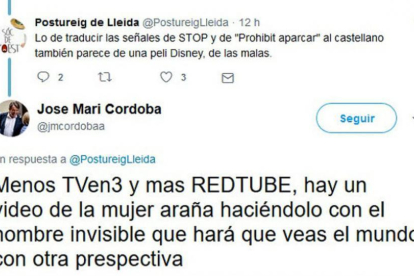 Tweet del concejal.-TWITTER
