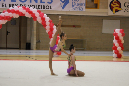 El Provincial de gimnasia rítmica se celebró el domingo en Los Pajaritos. HDS
