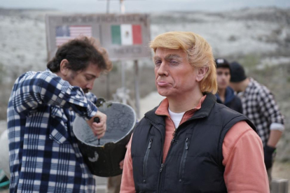 José Mota, como Donald Trump, en el especial de Fin de Año de TVE-1 'Operación: and the andaran'.-RTVE