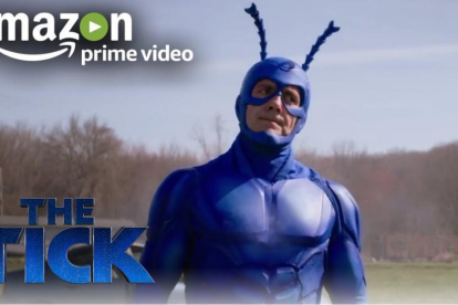 Imagen promocional de la nueva serie de humor de Amazon The Tick.-EL PERIÓDICO