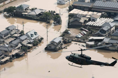 Las lluvias torrenciales dejan más de 100 muertos en Japón.-/ KYODO (REUTERS)