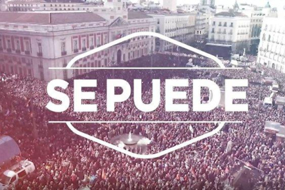 Una de las imágenes que se pueden ver en el vídeo de la canción de Podemos.-
