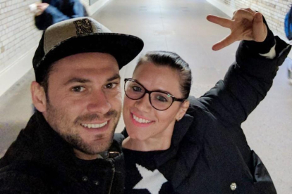 Andrei Burnaz y Andreea Cristea, la joven que cayó al río desde el puente de Westminster.-LONDON METROPOLITAN POLICE / HAN / EFE