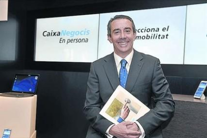 Juan Antonio Alcaraz, director general de CaixaBank.-EL PERIÓDICO