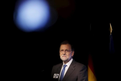 Mariano Rajoy, durante un acto la semana pasada en Madrid.-REUTERS