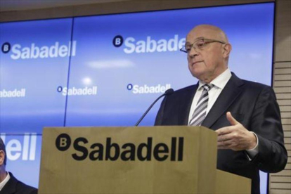 Josep Oliu, presidente de Banc Sabadell.-FERRAN NADEU