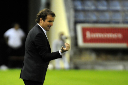 Jagoba Arrasate vuelve a saborear la victoria de su equipo.-Diego Mayor