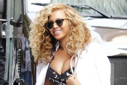 Beyoncé, en las calles de Nueva York, el pasado 27 de julio.-