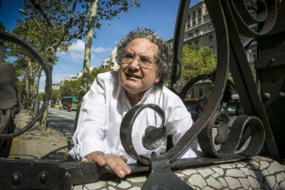 El escritor argentino en su visita a Barcelona en el 2013.-JOAN PUIG
