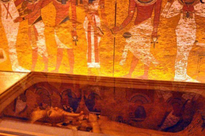 La tumba de Tutankamón renace tras una década de restauración.-STR/ EFE
