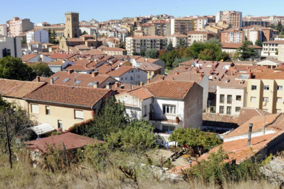 Inmuebles del centro de Soria, en una imagen de archivo.-VALENTÍN GUISANDE