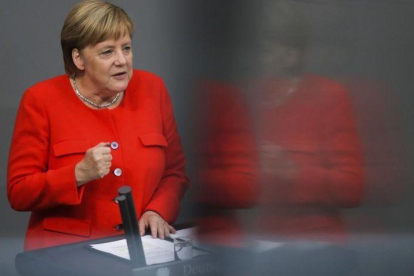 Angela Merkel. /-AP / MARKUS SCHREIBER