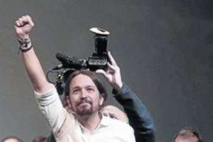 Pablo Iglesias, el 15 de noviembre, tras ser elegido secretario general de Podemos.-Foto:  AGUSTÍN CATALÁN