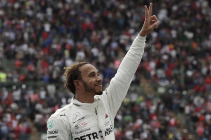 Hamilton gana el Mundial de Fórmula 1 por quinta vez.-REUTERS / HENRY ROMERO