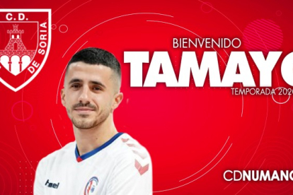 Tamayo será presentado el lunes como decimocuarto refuerzo del Numancia. CD Numancia