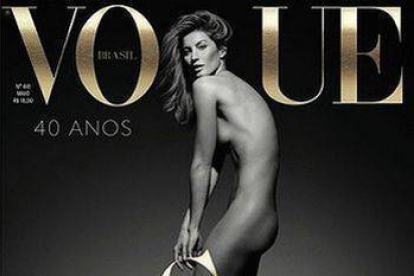Gisele Bündchen ha posado desnuda para la edición brasileña de 'Vogue'.-Foto: INSTAGRAM