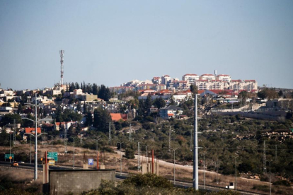 Colonías israelís cerca de la ciudad de Nablús, en Cisjordania.-JAAFAR ASHTIYEH / AFP