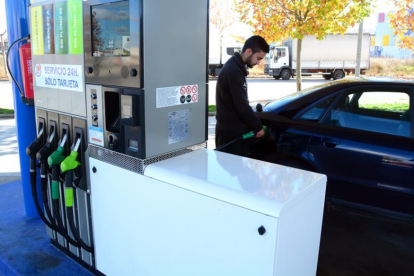 Gasolinera de Soria.-ALVARO MARTÍNEZ