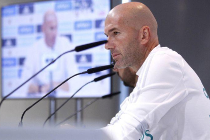 Zidane dice estar muy molesto y asegura que hay algo tras la sanción a Cristiano.-JAVIER LÓPEZ