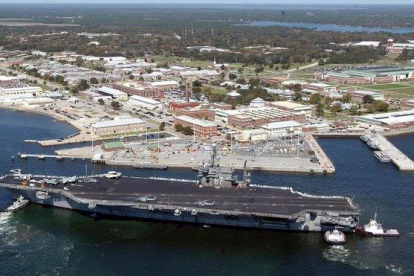 La base de la Marina de EEUU en Pensacola (Florida).-AFP