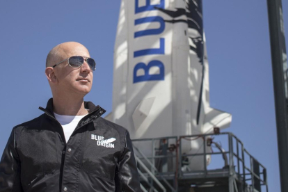 Además de Amazon, Jeff Bezos es el fundador de la empresa de turismo espacial Blue Origin. /-HO (AFP)