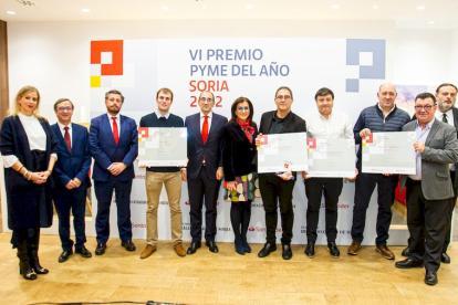VI Premios PYME del año en su edición de Soria. MARIO TEJEDOR
