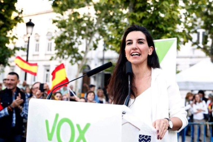 La portavoz de Vox en la Asamblea de Madrid, Rocío Monasterio.-EFE