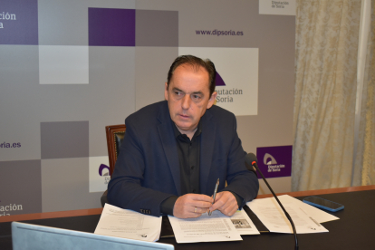 Benito Serrano, presidente de la Diputación de Soria. -HDS