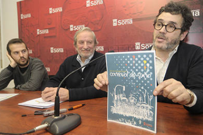 José Miguel Diez, Jesús Bárez y Paco Castro presentan el cartel. / Ú.S.-