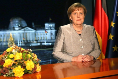 La cancillera alemana, Angela Merkel.-EPA/DDP POOL
