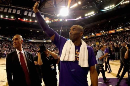 Kobe Bryant se despidió como una estrella.-AFP / EZRA SHAW
