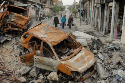 Imagen de la ciudad iraquí de Mosul el pasado mes de abril.-REUTERS / MARKO DJURICA