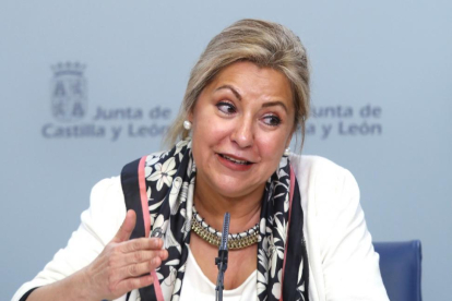 La vicepresidenta y portavoz de la Junta, Rosa Valdeón, informa de los acuerdos alcanzados en la reunión del Consejo de Gobierno de la Junta de Castilla y León-Ical