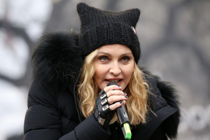 Madonna, el día de la marcha de las mujeres en Washington.-Paul Morigi / WireImage