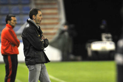El entrenador del Numancia, Pablo Machín. / DIEGO MAYOR-