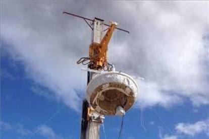 El Desacelerador Supersónico de Baja Densidad (LDSD),  más conocido como "platillo volante"-