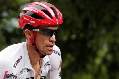 Contador, en el Tour de Francia.-REUTERS / BENOIT TESSIER