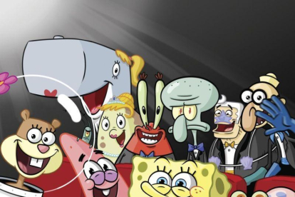 Imagen promocional de la serie de dibujos animados 'Bob Esponja', del canal de pago Nickelodeon.-